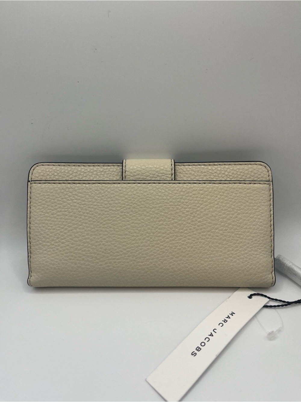 New Marc Jacobs Continental Wallet Pebbled Leather Marshmallow/Ivory NWT - Picture 7 of 7